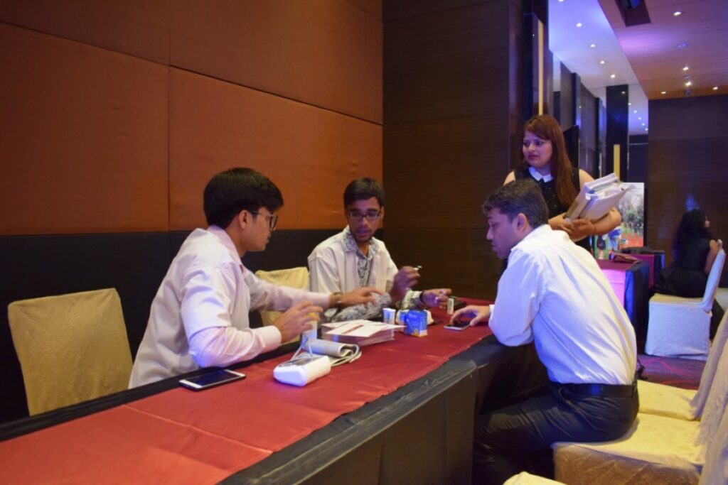 Guest Registration Management and Kiost Setup at Event